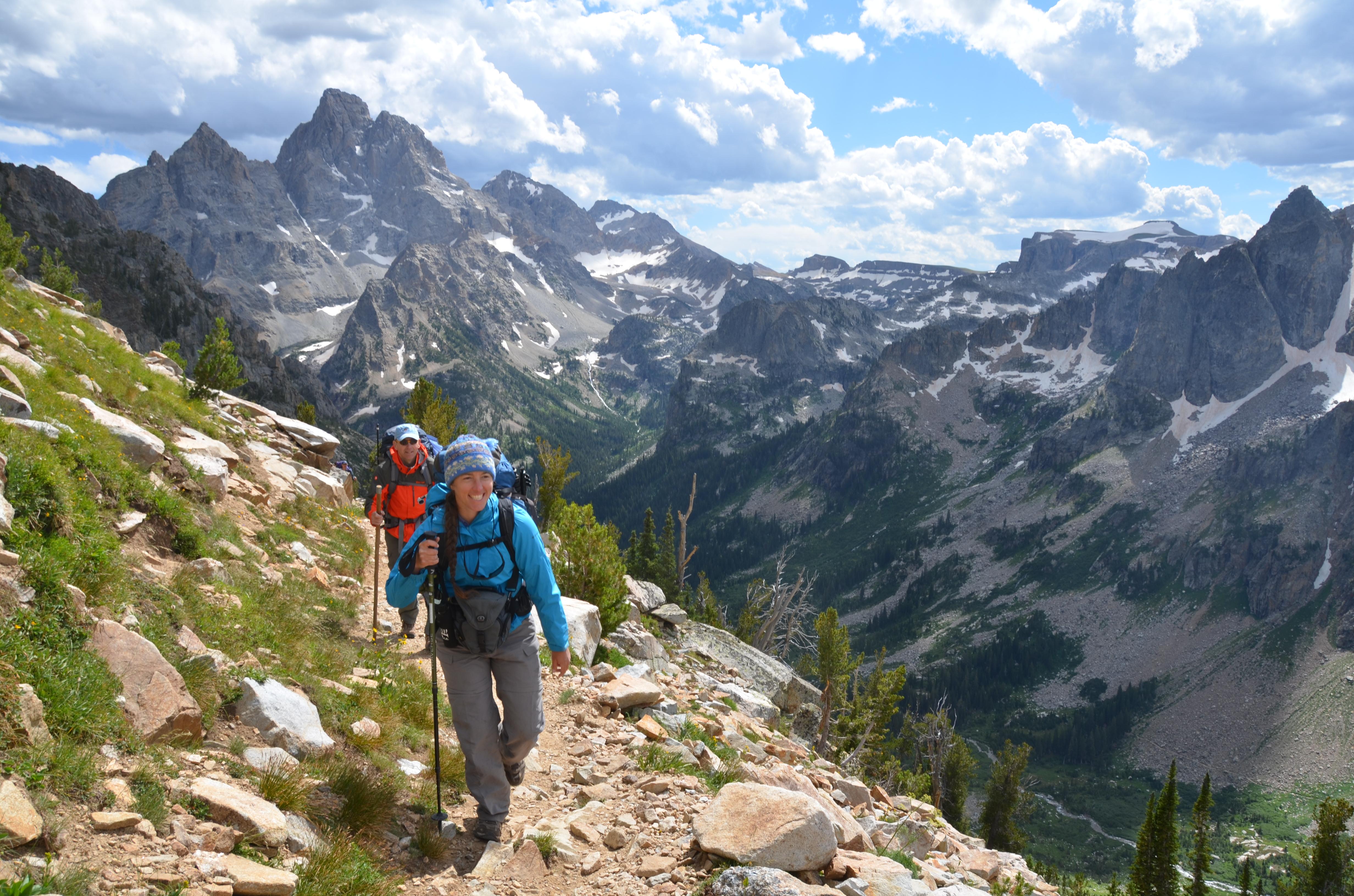 Backpacking in the Tetons