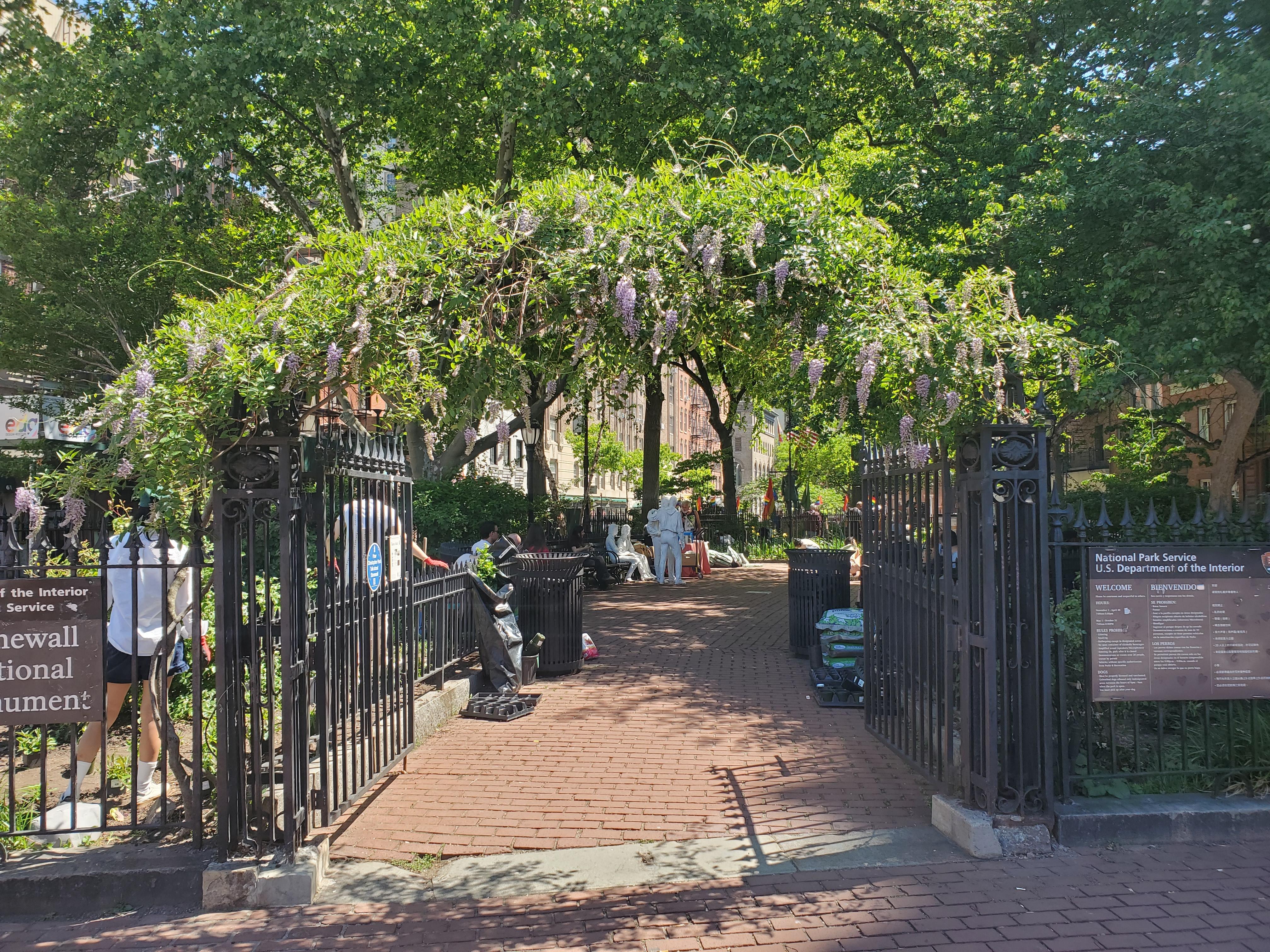The Entrance to Christopher Park