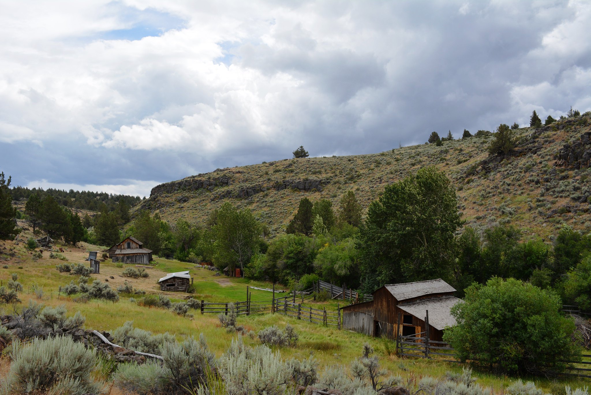Frederick Riddle ranch site at the Riddle Brothers Ranch National Historic District