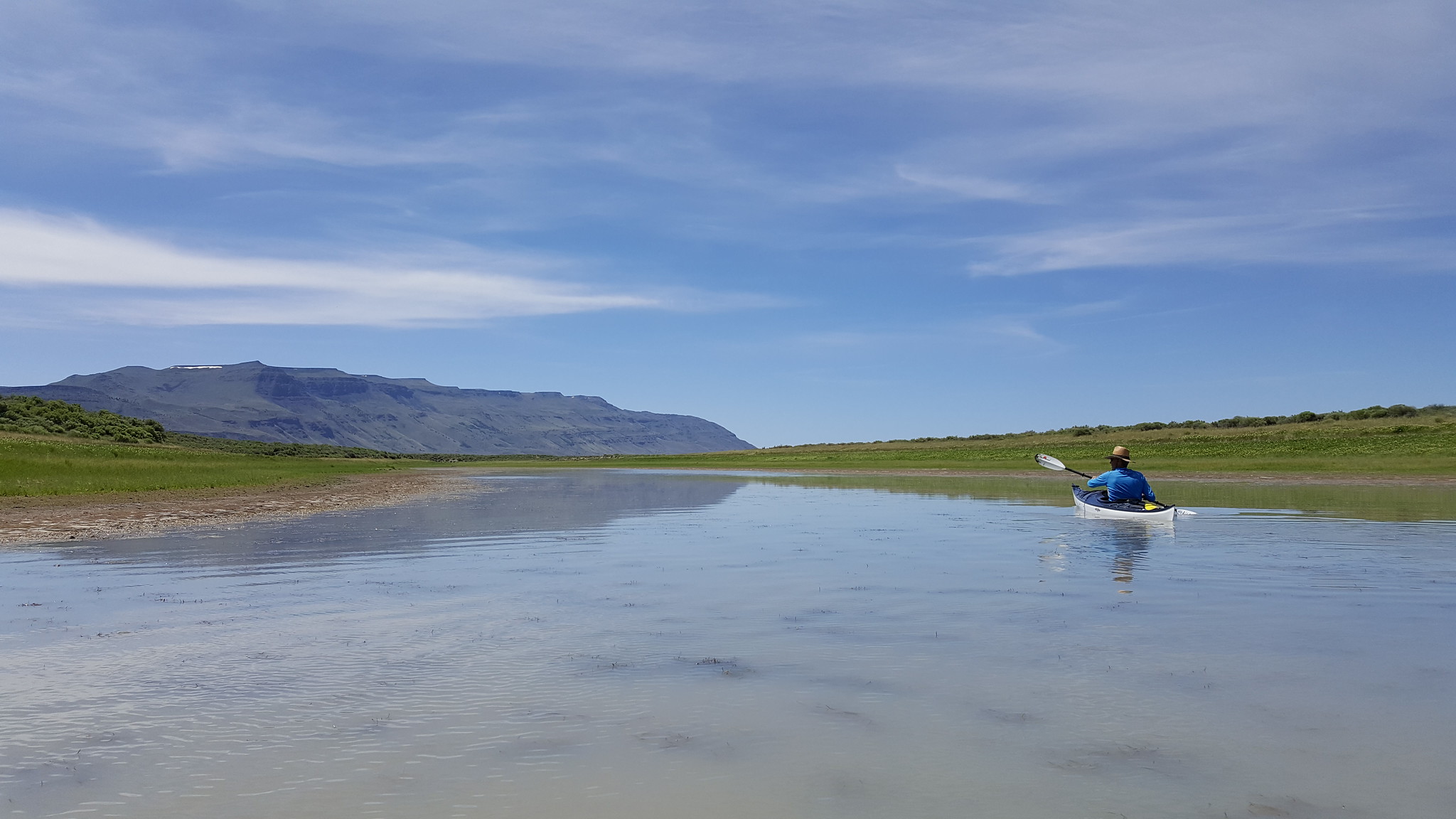 Kayaking the 10-mile-long Warner Valley Canoe Trail