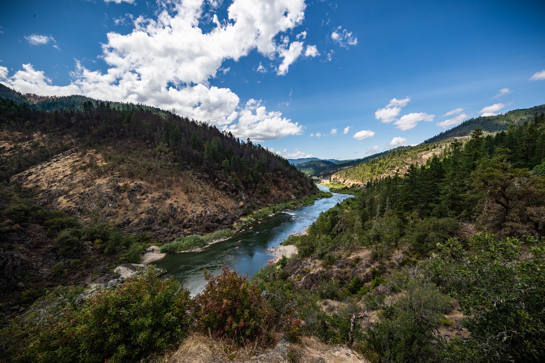 Wild and Scenic Rogue River from Hellgate Canyon