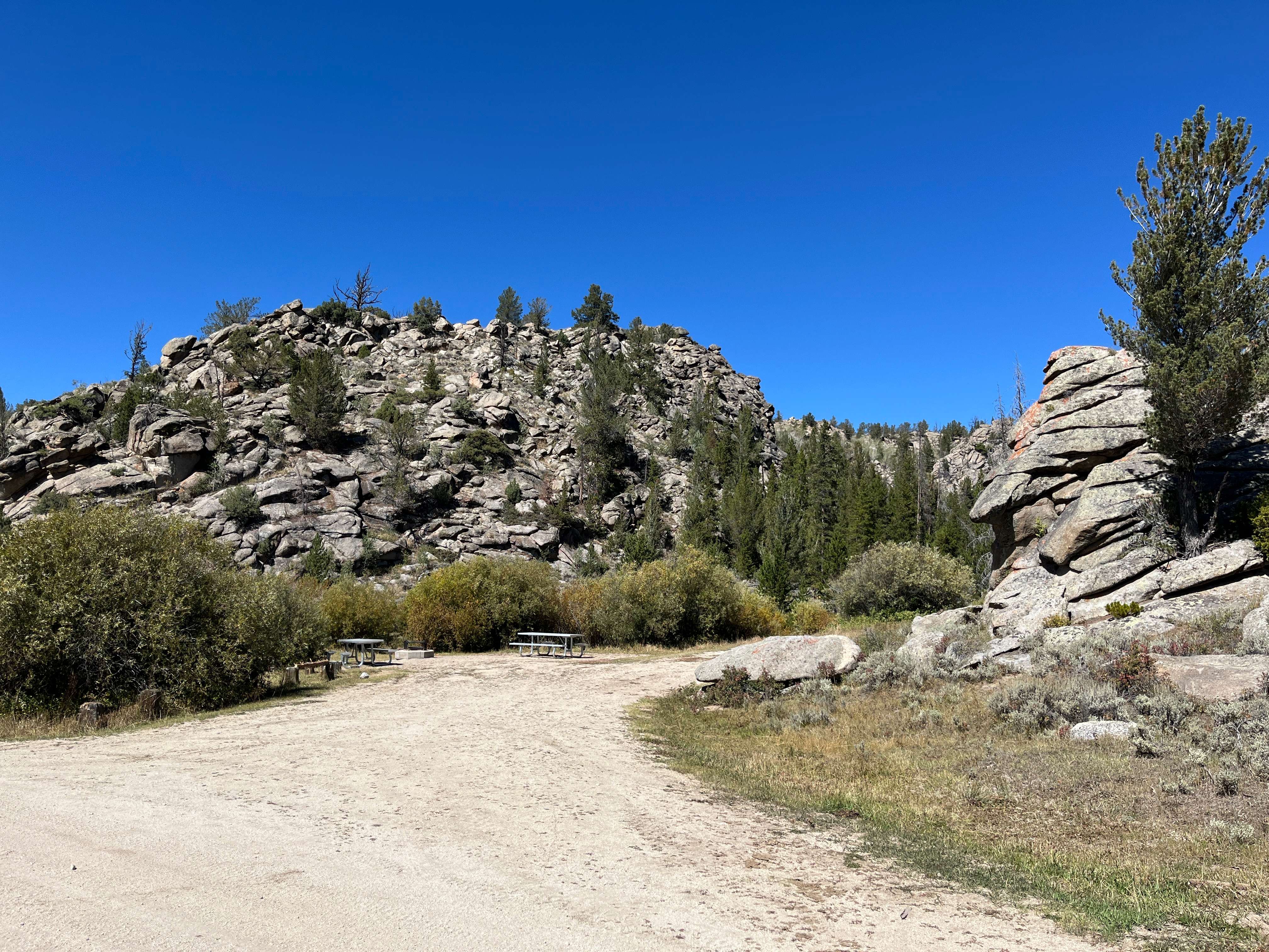 Drive-up campsite