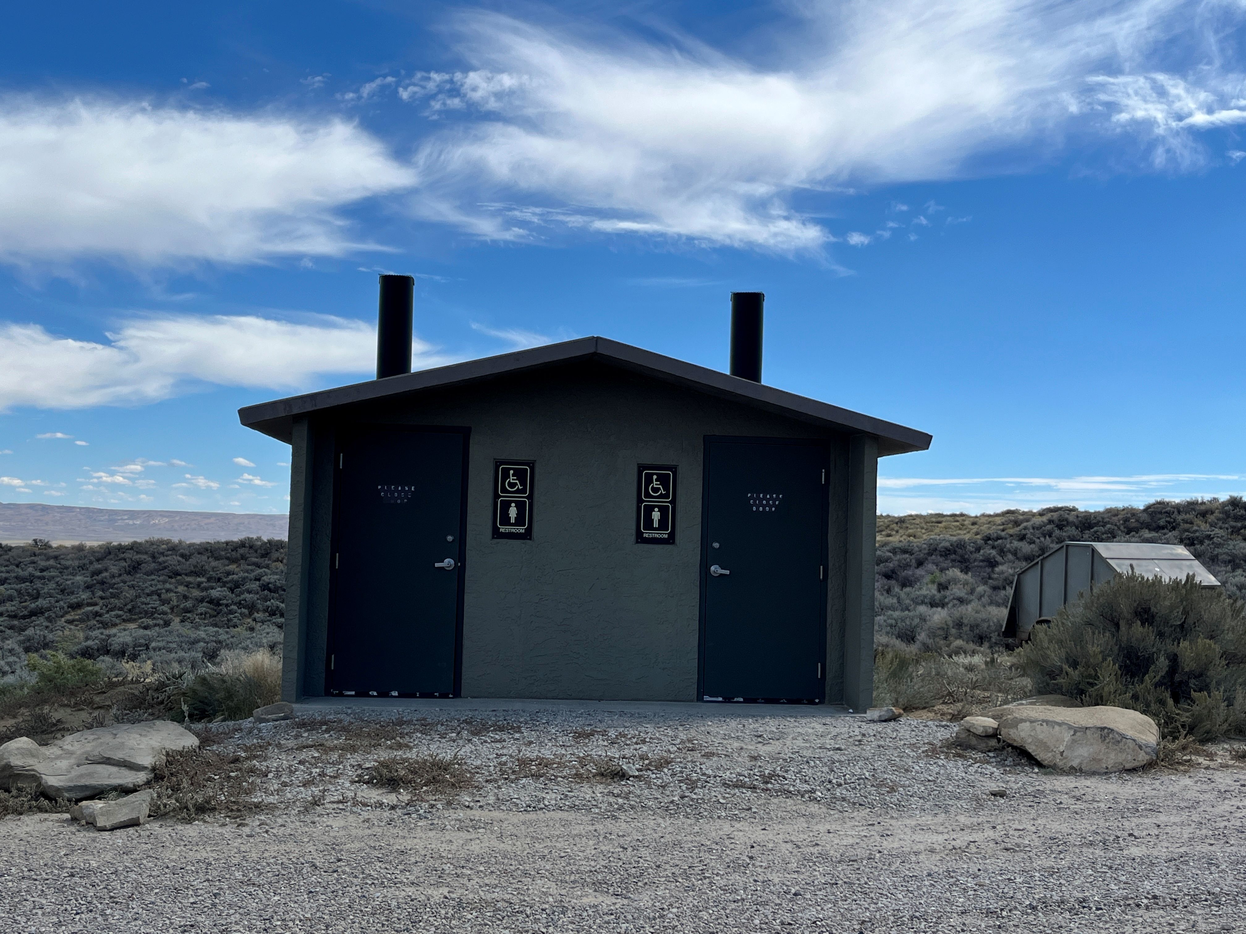Vault toilets