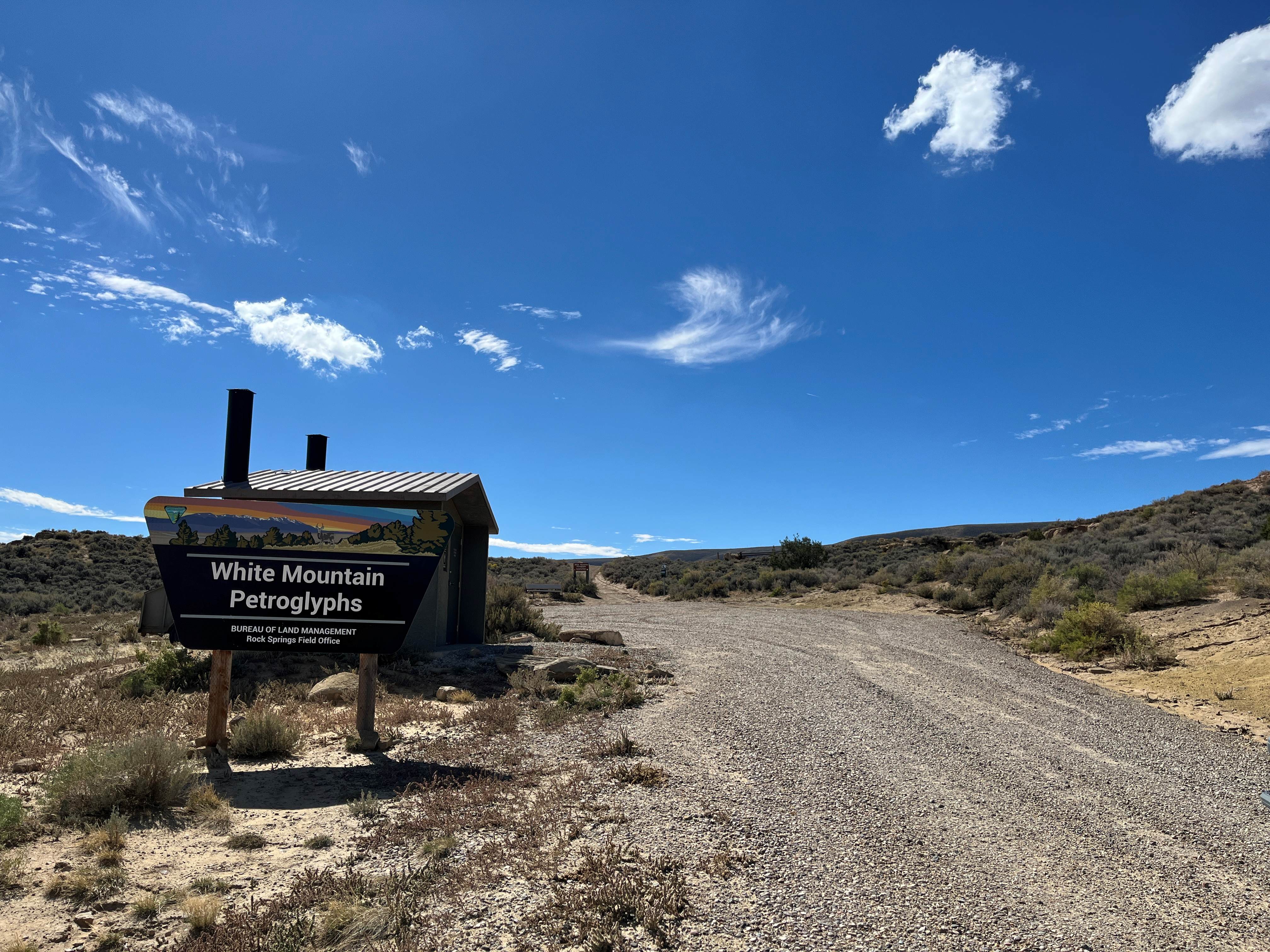 White Mountain Petroglyphs Entrance