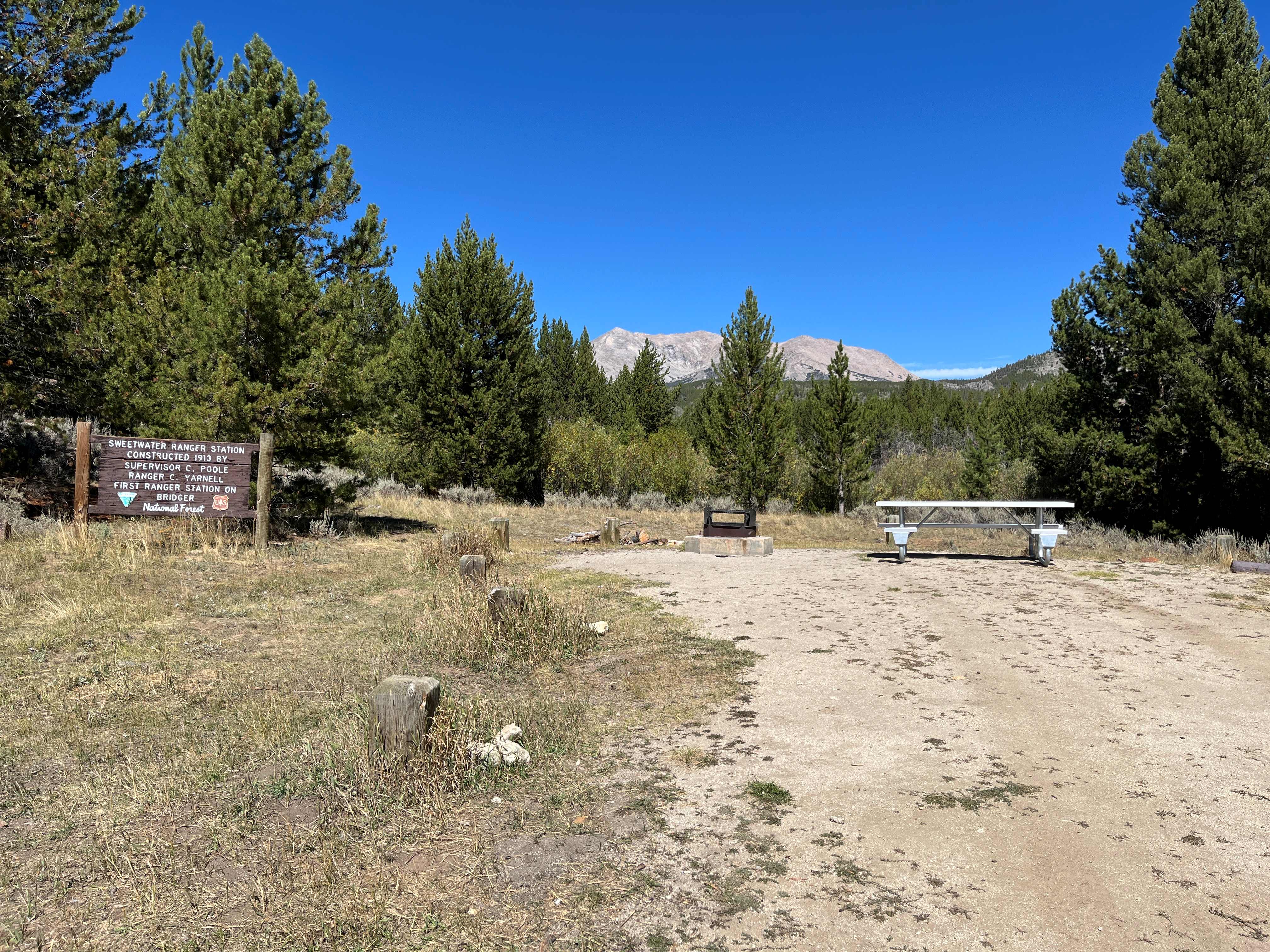 Drive-up campsite