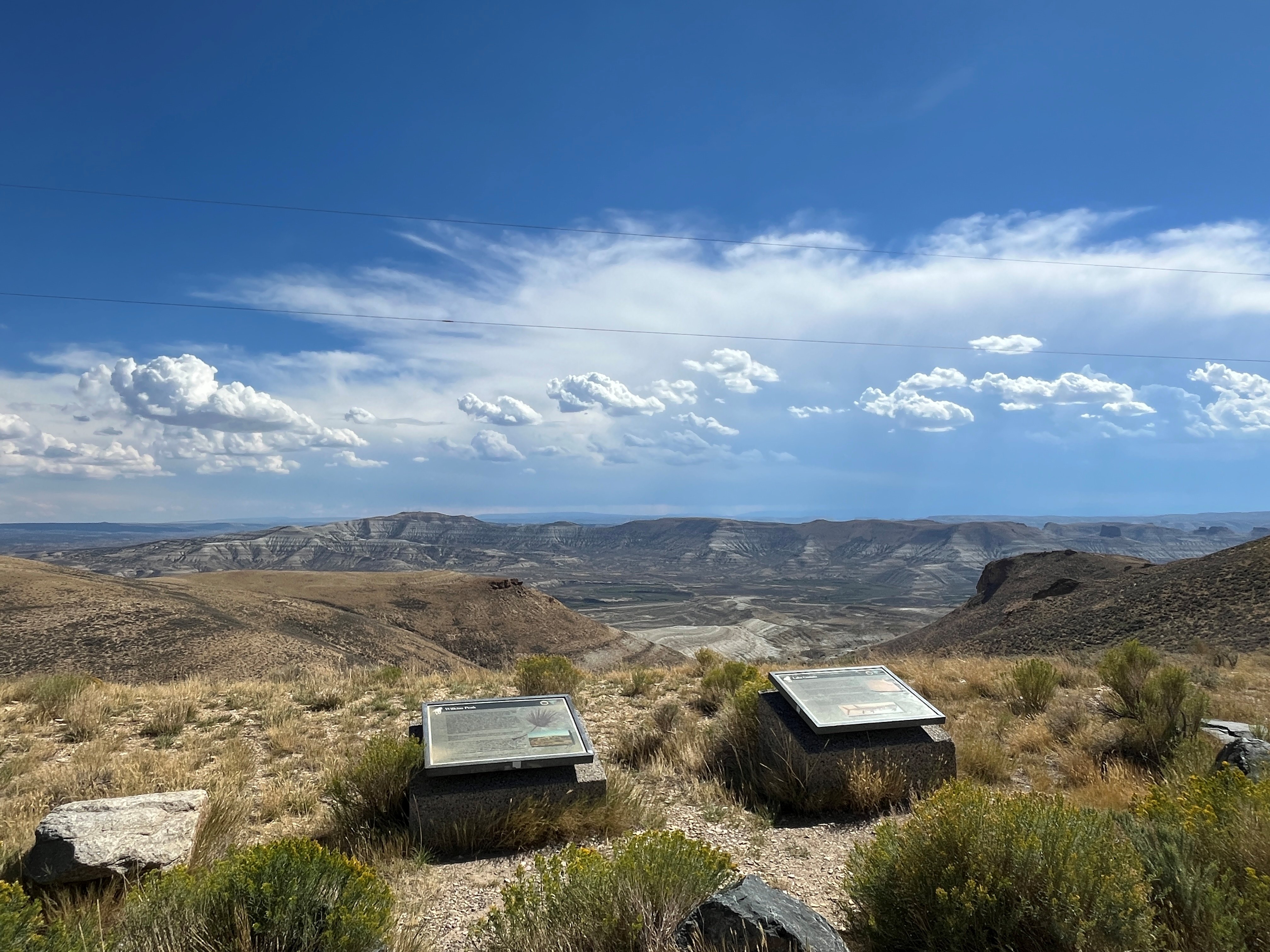 Interpretive site with views of Wilkins Peak
