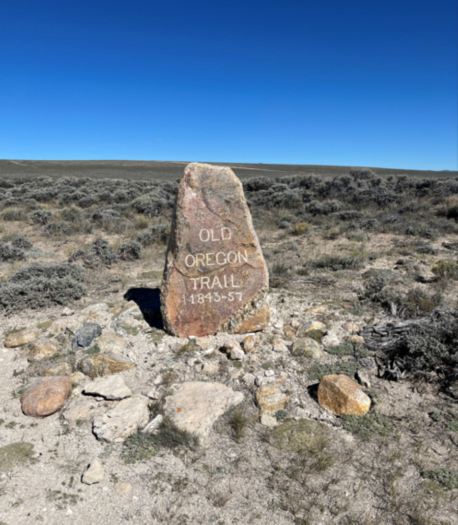 Old Oregon Trail Marker