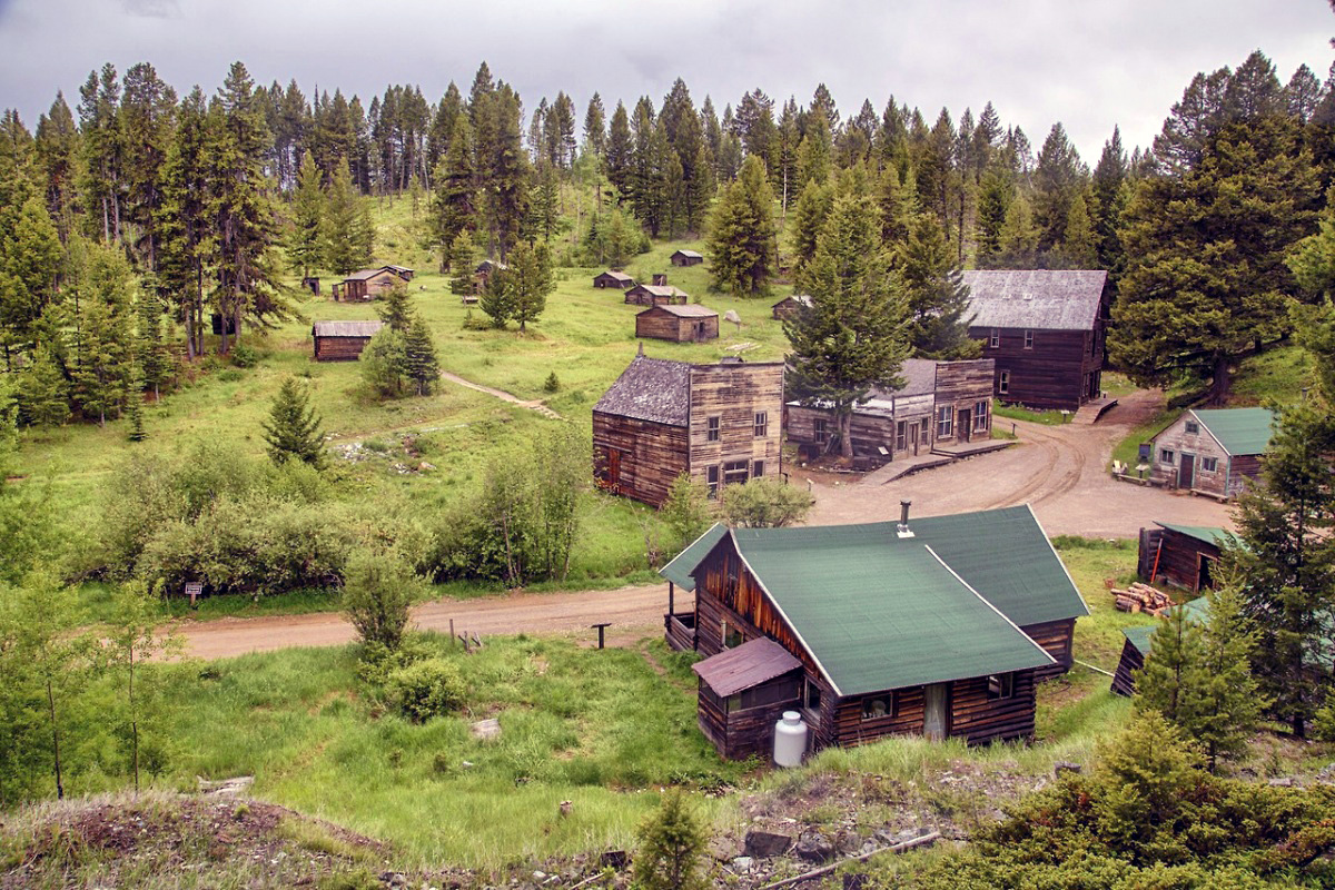 Overview photo of Garnet Ghost Town