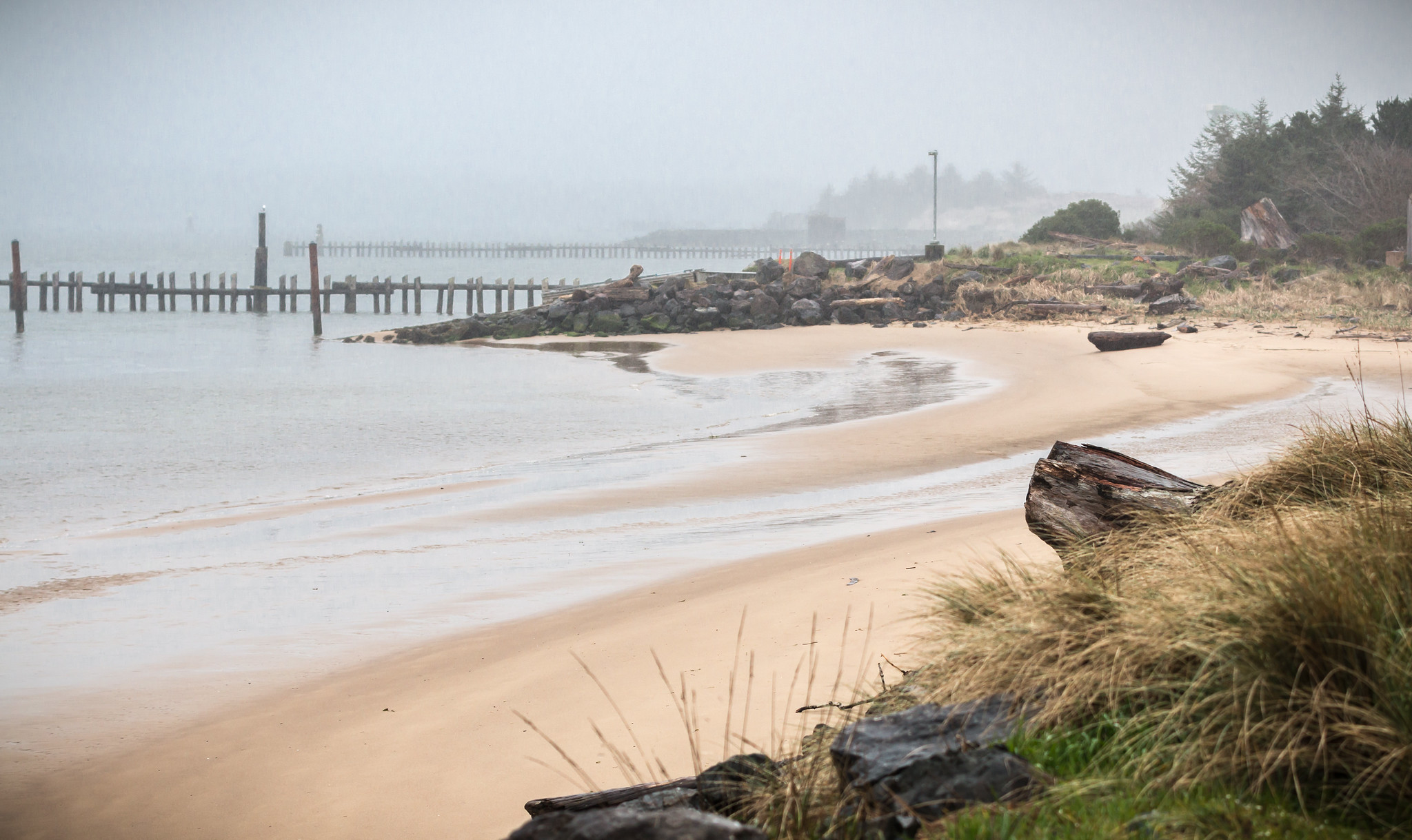 Beach at the North Spit Boat Launch