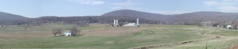 Panoramic View of Maryland's Catoctin Mountains