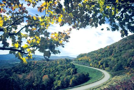 Autumn View of the Highland Scenic Highway