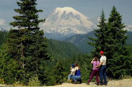 Mount Rainier from the White Pass Scenic Byway