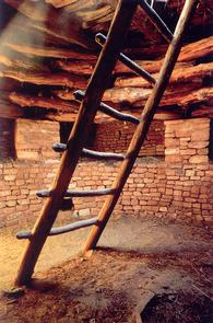 Kiva and Ladder at Three Kiva Pueblo