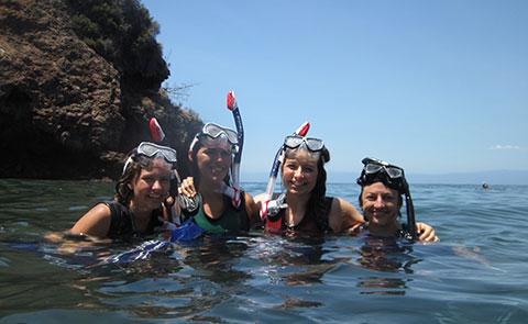 Snorkeling at the Channel Islands.