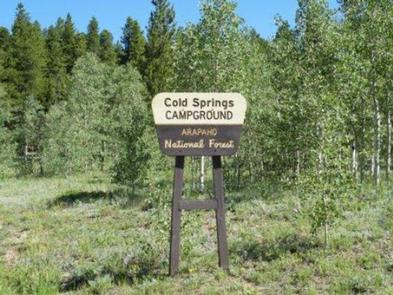 Cold Springs entry sign