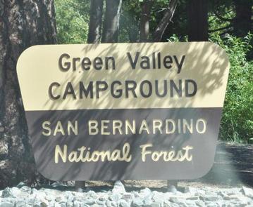 Green Valley Campground Sign
