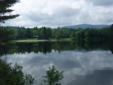 Hapgood Pond with reflection from pondHapgood Pond