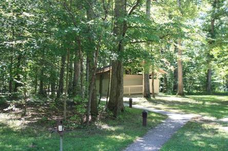 MAMMOTH CAVE CAMPGROUNDLighted walkways to each restroom