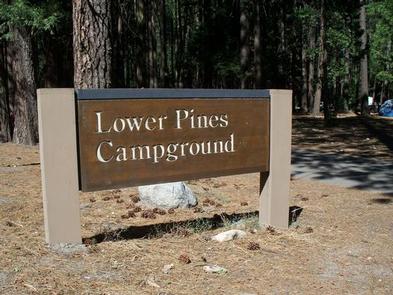 Lower Pines Campground Entrance