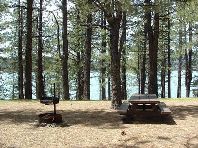 BIG COVE campsite by lakeCampsite by Lake