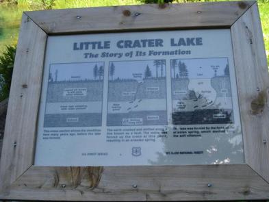 LITTLE CRATER LAKE