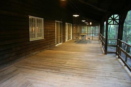 APPALACHIAN CLUBHOUSE showing front porch of facilityFront porch of Appalachian Club House