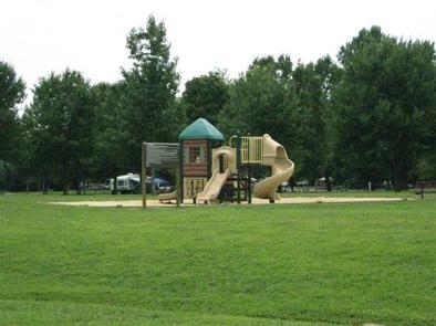 Holmes Bend Campground PlaygroundPlayground located in the center of the campground
