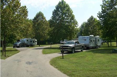 Greenville Campground 107 full hook-up campsites are available for reservations 
