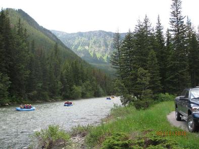 River rafting on the Gallatin RiverGallatin River