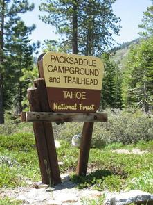 Packsaddle Entrance SignPacksaddle Campground Entrance Sign