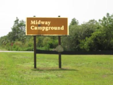 Midway Campground (FL) Road SignMidway Campground sign from the highway