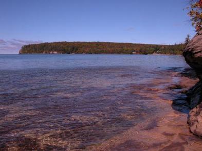 Hemlock Campsite - Lake SuperiorView of Lake Superior from Mather Beach