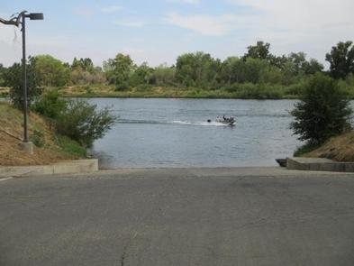 Boat ramp to the Sacramento River