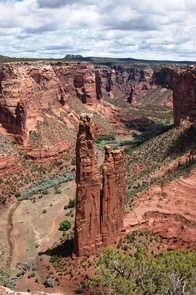 Spider RockHer home on top of Spider Rock, Spider Woman taught the Navajo people how to weave