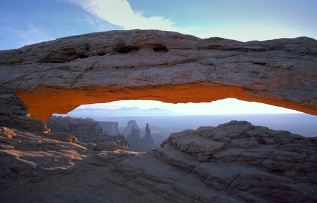 Mesa ArchMesa Arch, at Island in the Sky, is a great spot for photographers.