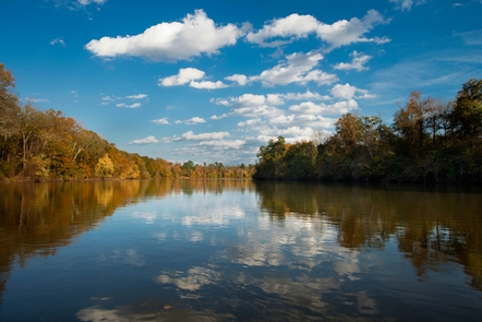 Congaree RiverView of the Congaree River during the Fall