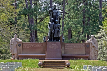 The Illinois Monument at Andersonville National Historic SiteMany states honored their fallen sons with monuments placed at Andersonville National Historic Site.