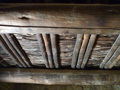 Original ancestral Pueblo roof structureOriginal ancestral Pueblo roof structures