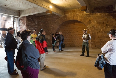 Ranger guided tour of Castle Williams at Governors Island National MonumentRanger-led tours of Castle Williams show the pioneering features of fortification architecture that would be used in other masonry forts constructed in the 1800s.