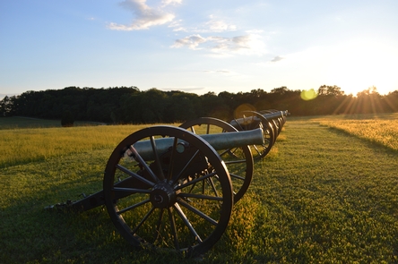 Artillery at Murphy-Chambers Farm