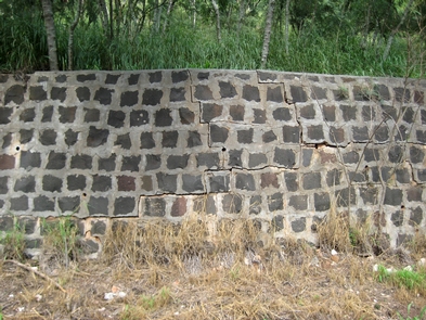 Honouliuli Retaining Wall