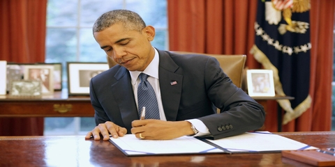 President Obama signing Proclapation