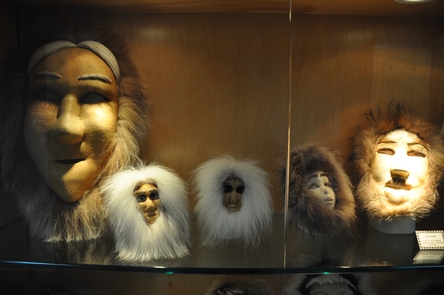 MasksA collection of masks from the Inupiat Heritage Center
