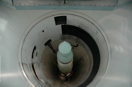 Nose-to-Nose with ArmegeddonVisitors can peer through the glass at a Minuteman II missile in the silo at Delta-09.