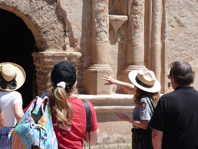 Visitors on a Mission TourGuided mission tours explore the hidden treasures and untold stories of Tumacácori's past.
