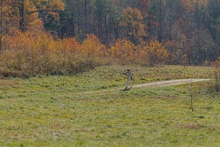 Soldier on the Washington-Rochambeau Trail