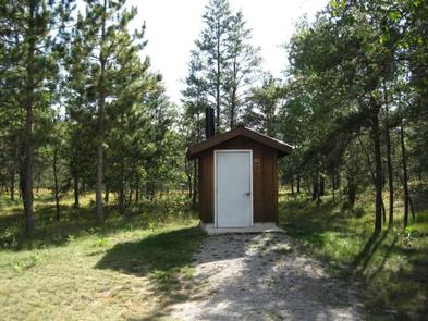 Vault Toilet at Chimney Loop Campground